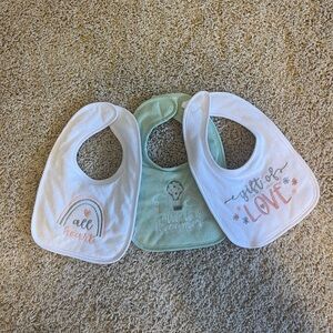 NWOT Bundle of 3 Baby Bibs